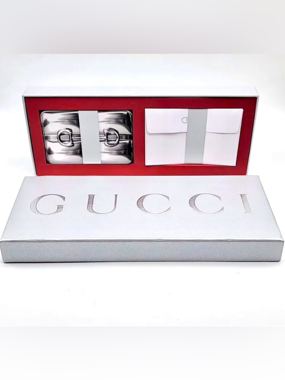 GUCCI Holiday Greeting Note Card Box Set w/ Envelopes, Limited Edition